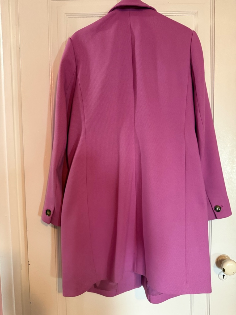 RW&CO. Pink Single-Button Spring Car Coat - Picture 3 of 12